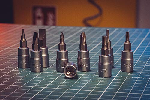 WIESEMANN 1893 Large Socket Wrench Set 171 pcs 1/2" 3/8" 1/4" with Ratchet Made of Chrome Vanadium Steel I Socket Wrench Inserts I Hexagon Wrench I PH PZ I Bits I with Tool case from I 80119