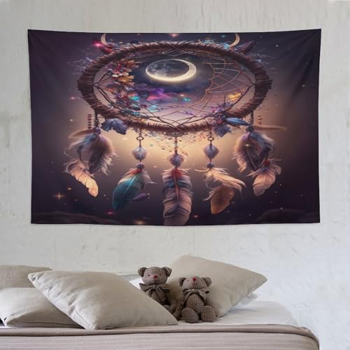 Tapis mural esthétique et tapisserie de sceau imprimée en 3D pour un intérieur cosy