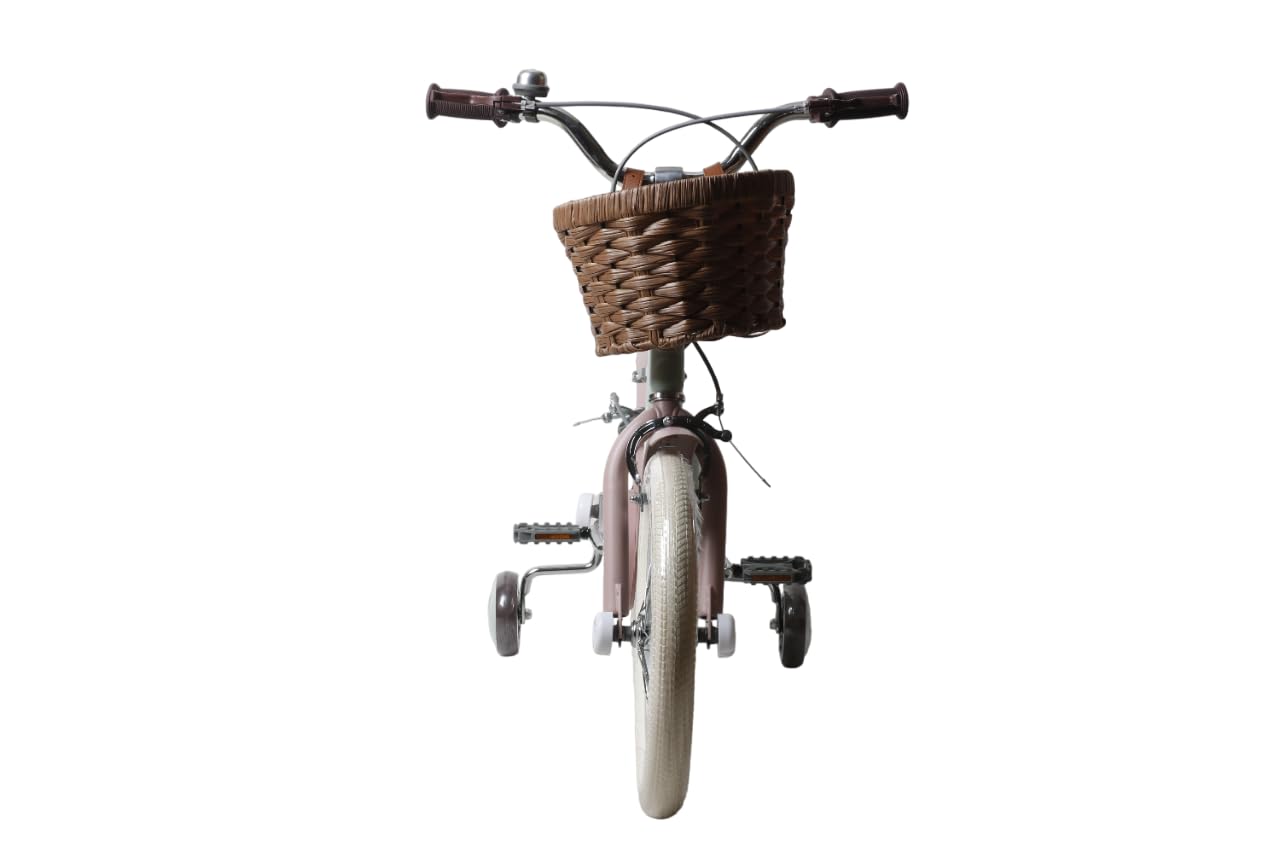 Antonella - Bicicleta para niña de 4 a 6 años con Cesta, tamaño 16"