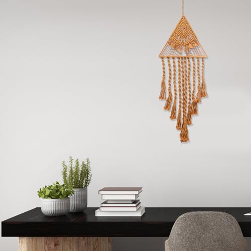 Tapiz de macramé bohemio para transformar tu sala de estar en un templo zen 5