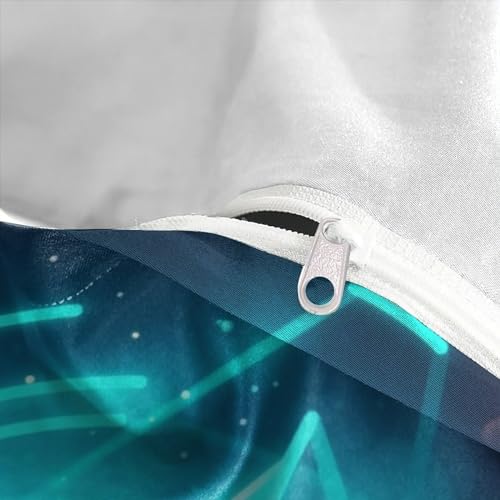 Housse de couette en microfibre 3D facile à enfiler avec son zip - 8