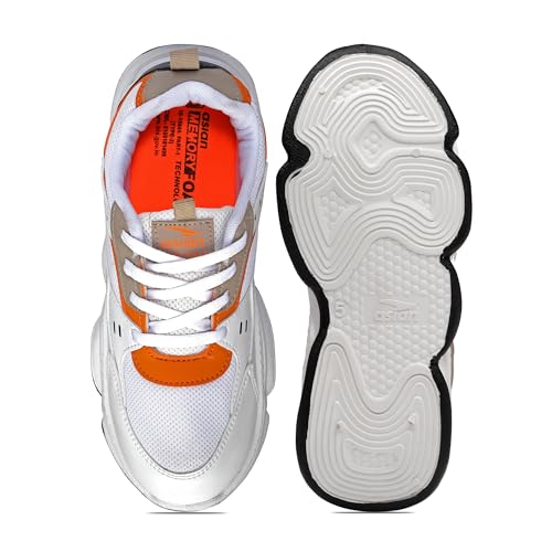 Image of ASIAN Kids UNITY-01 Stylish Sports mid Top Running and Walking Shoes with Velcro for Boys and Kids with Upper mesh for Extra Comfort