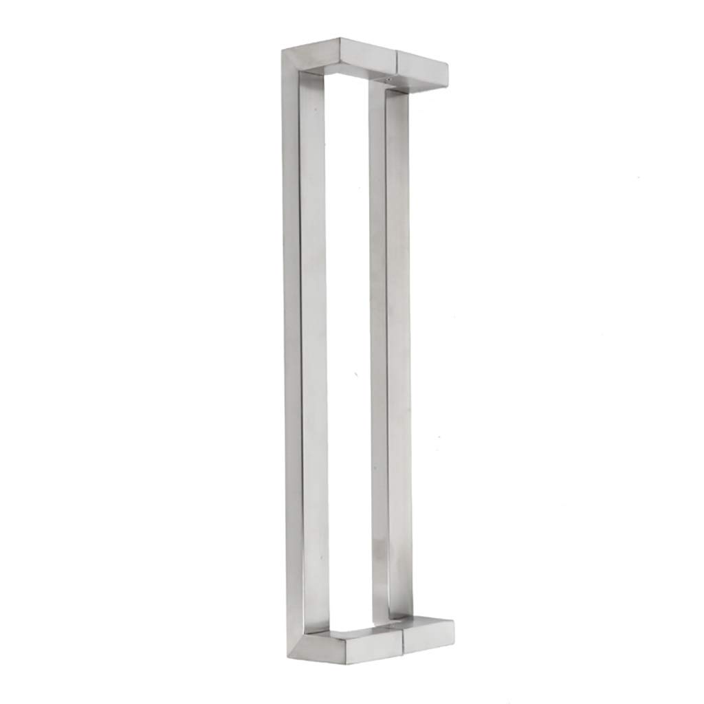 Poignée de porte coulissante tube carré inox 1200mm