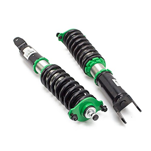 Rev9 R9-Hs2-019 Hyper-Street Ii Coilover Suspension Lowering Kit, Mono-Tube Shock W/ 32 Click Rebound Setting, Full Length Adjustable, Compatible With Mitsubishi Lancer Evolution (Ct9A) 2003-06 #TOP4