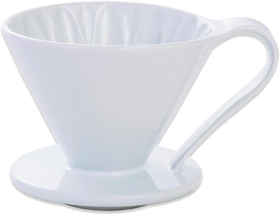 CAFEC SANYO CFD-4WH Flower Dripper Cup4 White