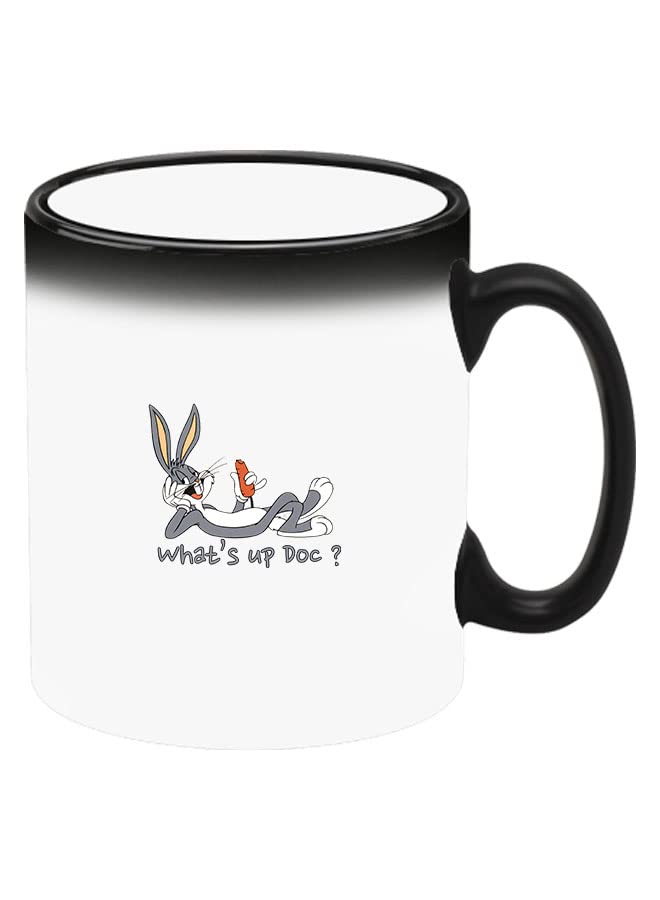 Colour Changing Heat Sensitive Magic Mug - Add Hot Tea or Coffee Whats Up Doc For Home Office Gift Kids Men Women