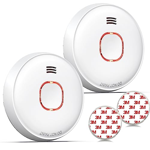 Rauchmelder mit Magnethalterung,10 Jahre Rauch Sensor mit...