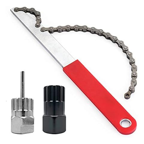 Kapsuen Fahrrad Kettenpeitsche - 3PCS Zahnkranzabzieher Ritzelabnehmer Kassettenabzieher Fahrradwerkzeug Schraubkranz Kassetten Rotor Sperrring Ausbauwerkzeugsatz für 7, 8, 9, 10, 11, 12 Fach Kassette Cover