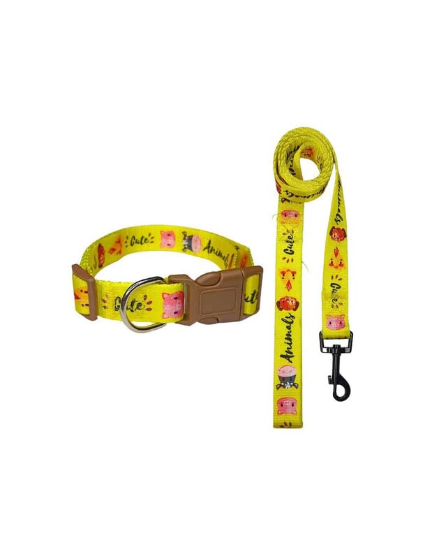 Pets Empire Basic Dog Collar Leash Durable Polyester Collar and Matching Lead (X-Small, DYellow) (B0CQVP1LWM) Amazon Price History, Amazon Price Tracker