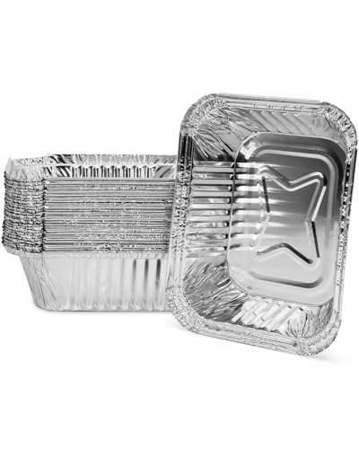 Matchwaves Drip Pans for Napoleon 62007 Grill Grease Tray Liners for Prestige I II V Grease Pans for Prestige PRO Rogue Mirage Ultra Chef 6x4.5 20Pack