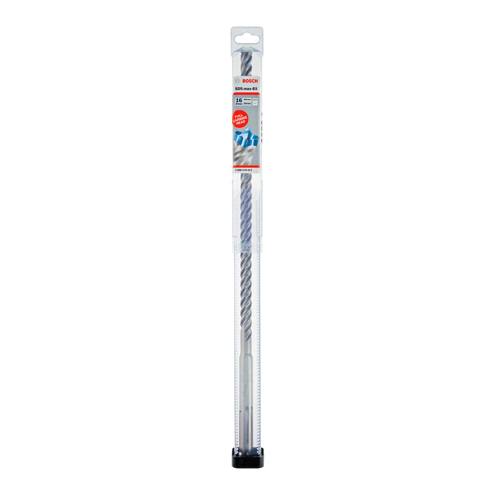 Bosch Professional Hammerbohrer SDS max-8X (Maße 16x400x540 mm, Bohrer für Beton und Normalbeton) 2608578613, Ø 16 mm