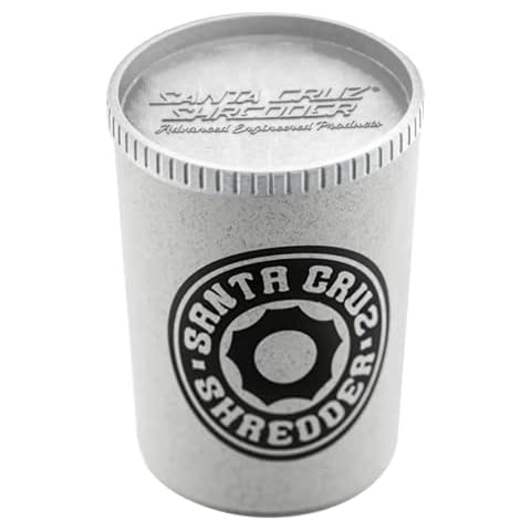 Santa Cruz Shredder Containers for Herbs & Spices Storage, 0.5 Oz UV-Protected Airtight Sealable Container, Ultra-light & Sturdy Jar for Kitchen, Keeps Your Herbs Fresh Cover