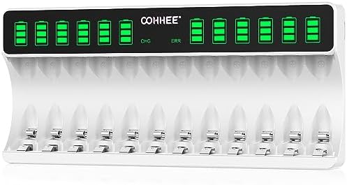 NC31 CITYORK 16 Bays/Slots Smart Battery Charger,AA,AAA