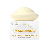 Vista 1 de Rice Water Shampoo Bar 2.0 - Hydrating & Moisturizing Natural Hair Soap for Strengthening & Scalp Nourishment - Solid Bar for All Hair Types