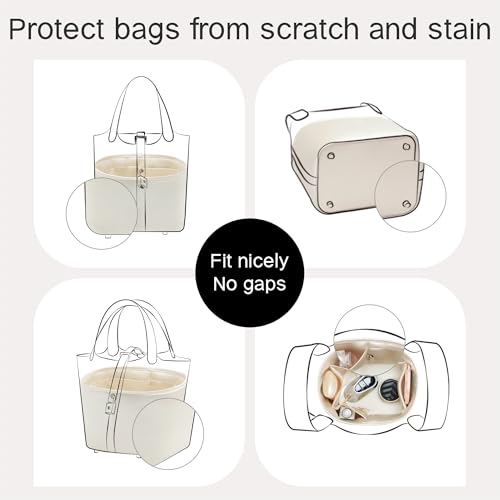 Image of Fits for Picotin Bag Insert Organizer For Hermes(22,Craie)