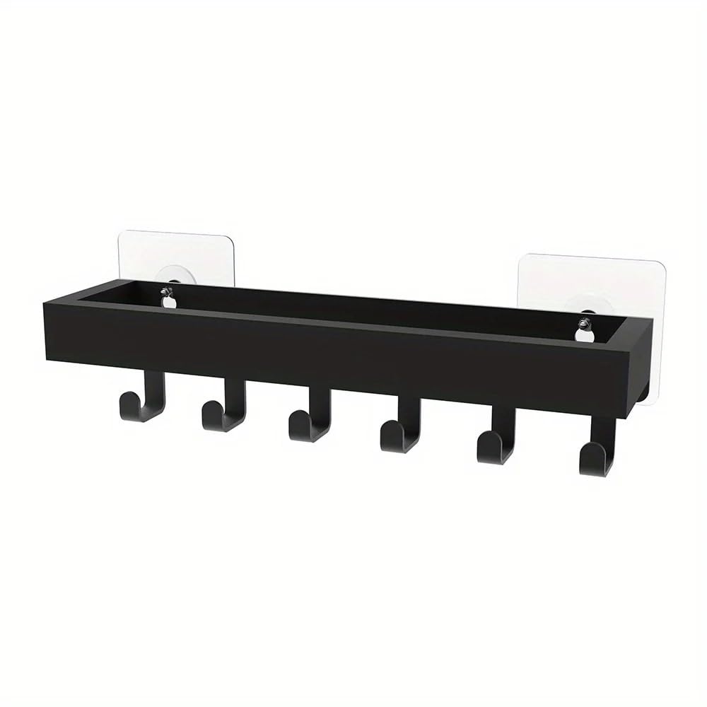 Gancio dei vestiti Appendichiavi for decorazioni for la casa Scaffale for montaggio a parete, mensola galleggiante in legno Porta piante Portaoggetti for doccia Porta cosmetici .Ganci in acciaio per c