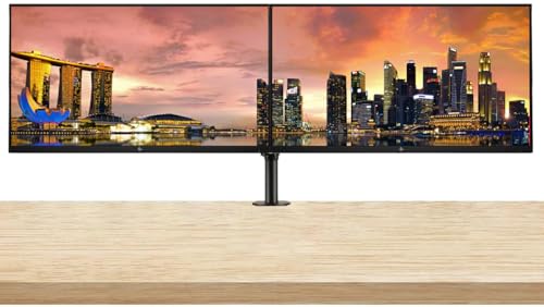Image of HP EliteDisplay E32k G5 32 inch 4K UHD LCD IPS Monitor 2-Pack Bundle with Full Dock, Built-in Speakers & Desk Mount Dual Stand