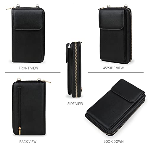 Crossbody Bag Small Ladies Bag Mobile Wallet With Multiple Credit Card Holders Made Of Pu Leather With Multiple Pockets #TOP5