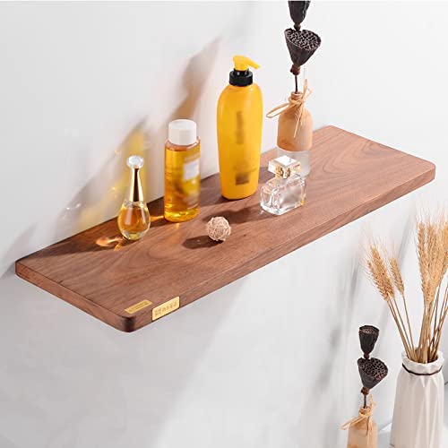 BAHELS Shower Caddy Bathroom Shelf Organizer Wood Brass Corner Storage Holder Shelves Bathroom Accessories Wall Mounted Shower Caddy
