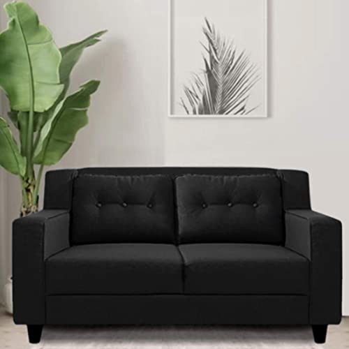 Image of CASASTYLE-Travia 5 Seater Fabric 3+2 Sofa Set (Dark-Grey)