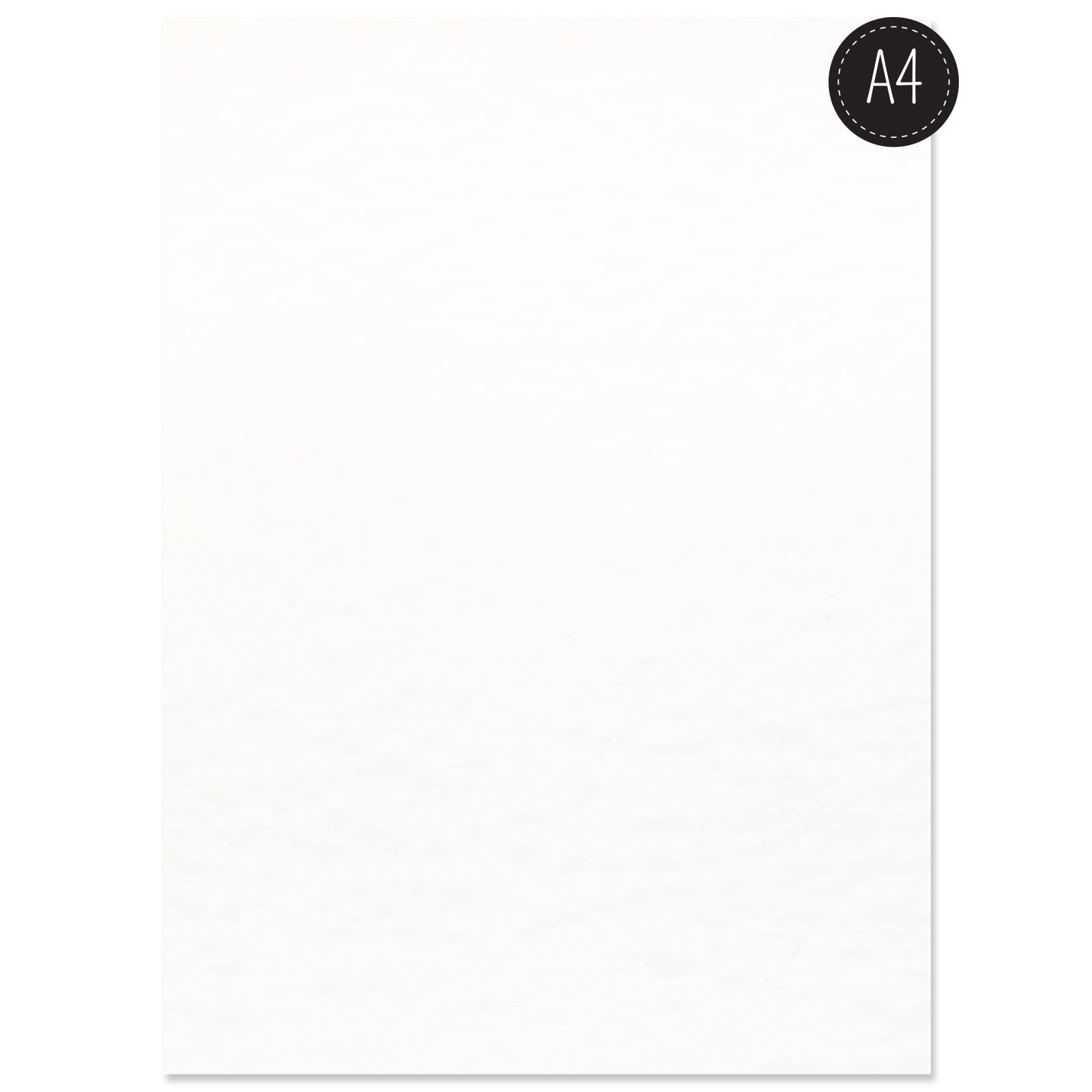 Vaessen Creative Florence Aquarellpapier A4, Weiß, 300 g/m² Strukturiertes Papier, 10 Blatt für Aquarellmalerei, Handlettering und Brush Lettering