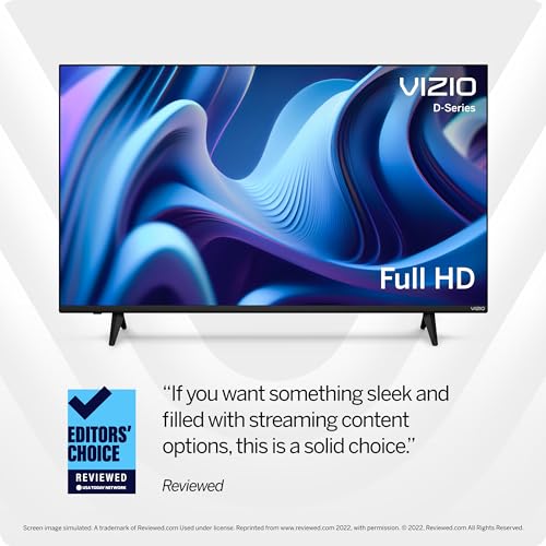 VIZIO 40-inch D-Series Full HD 1080p Smart TV with AMD FreeSync, Apple AirPlay and Chromecast Built-in, Alexa Compatibility, D40f-J09, 2022 Model - image 8