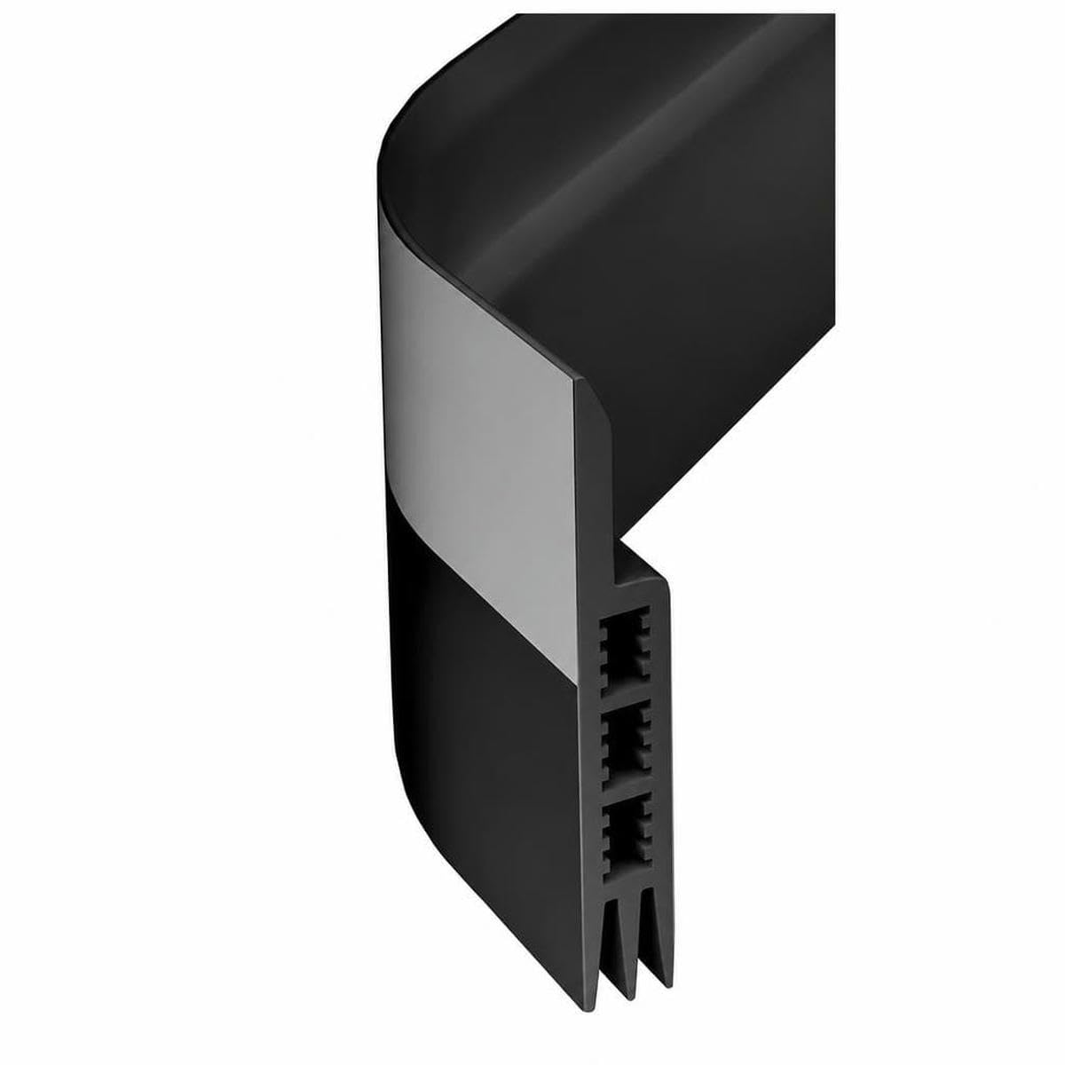 Tbskuy Black 1Pc 1 Meter Door Bottom Sealing Strip Self-Adhesive Aoors And,Sound Insulation, Windproof, Porous Sealing Strip