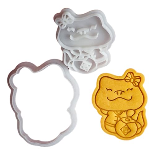 Portabe Snake Shape Cookie Funny Snake Cookie Molds Unique Biscuits Stamp For New Year Making