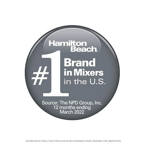 Hamilton Beach Classic Stand and Hand Mixer, 4 Quarts, 6 Speeds with QuickBurst, Bowl Rest, 290 Watts Peak Power, Black and Stainless - image 8