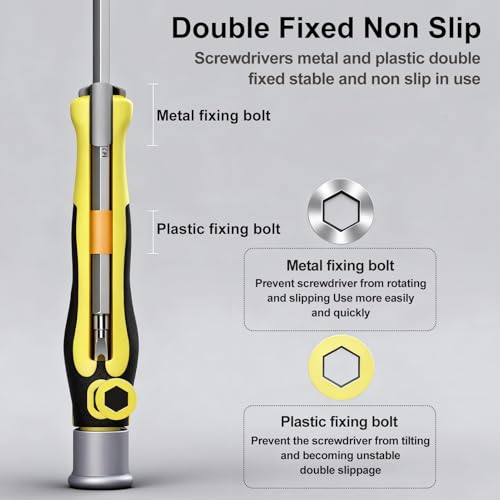 6 in 1 Screwdriver Set for Dyson Hair Dryer V6 V7 V8 V10 V11 V15 DC24 DC40 DC41 DC50 Vacuum Cleaner Repair Set with Slotted Phillips Star Torx Maintenance Disassembly Tool Accessories Heavy Duty - Image 5