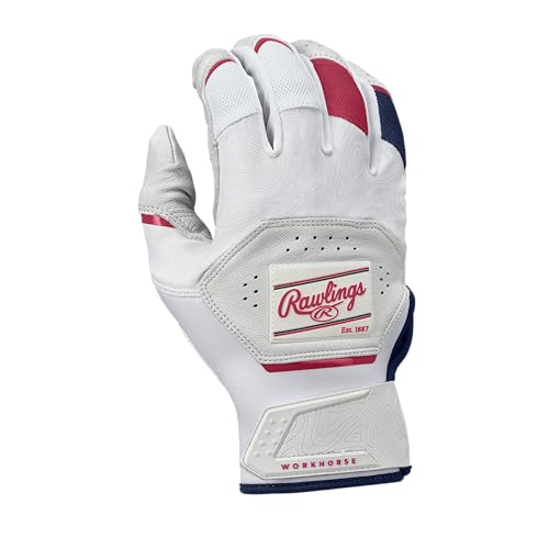 Image of Rawlings | Workhorse Baseball Batting Gloves | Youth Sizes | Multiple Colors