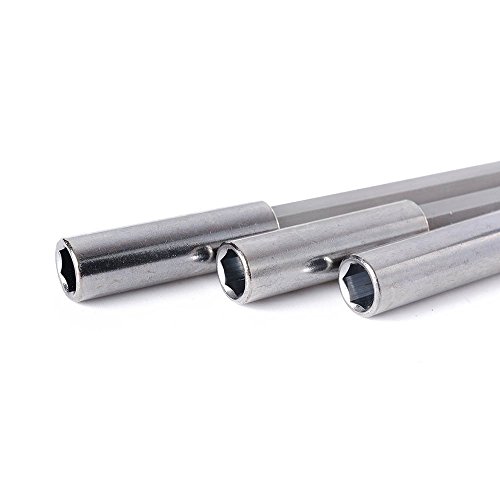 Qisf 10-Pieces Magnetic Bit Holder Extension, 1/4 Inch Hex Shank Heavy Duty Quick Release For Screws, Nuts, Drills, Handheld Drivers 50/60/75/100/150Mm #TOP3