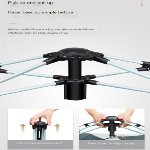 Carpa portátil plegable ligera para camping al aire libre miniatura 7
