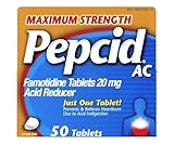 Pepcid AC Acid Reducer Maximum Strength Tablets, 100-Count