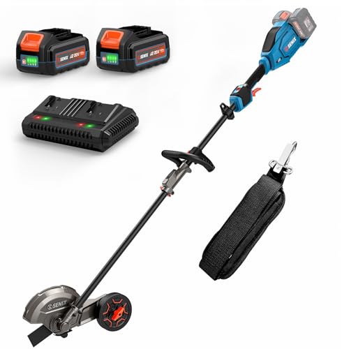 SENIX 40V Cordless Edger Kit with Batteries & Charger