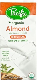 Pacific Natural Foods Organic Almond Milk Original Unsweetened -- 32 fl oz - 2 pc