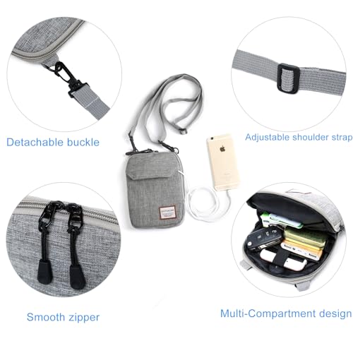 Image of SEAFEW Mini Crossbody Bag Shoulder Bag for Men, Small Messenger Satchel Bag for Women