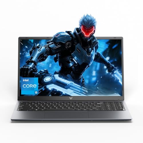 Laptop with Windows 11,Intel Core i5 Processor (Up to 4.5GHZ,12C/16T),Intel Iris Xe Graphics,16GB DDR4 RAM 512GB SSD,WiFi 6,15.6 inch IPS Display,High performance Laptops Computer for Student,Business