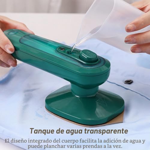 Miniatura 7 de Ieron Mini Plancha De Vapor, Plancha De Vapor Portátil De Viaje, Calentamiento Rápido, Plancha De Vapor Portátil De 110 V Para Ropa Adecuada Para Todo Tipo De Ropa Para El Hogar Y La Oficina