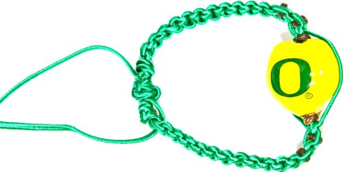 NCAA Oregon Ducks Go Nuts Kukui Nut Macrame Bracelet