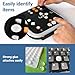 100 Pcs Braille Bump Dots - Tactile Stickers for Visually Impaired, Low Vision Aids for Elderly & Blind