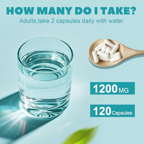 TUDCA Supplement, Tauroursodeoxycholic Acid Complex 1200mg Per Servings, Bile Salts for Liver & Gut Health Support, 120 Capsules - Image 6