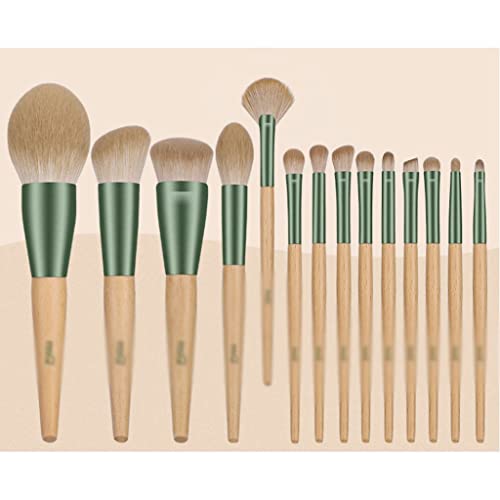Ensemble de pinceaux de maquillage 14 pièces pour la poudre et les yeux