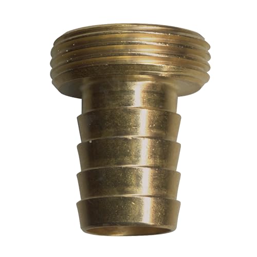 Jardibric - Raccord Laiton Ø 19 mm 20x27 - Connecteur en Laiton pour un Raccordement Durable et Fiable de Différents Éléments de Votre Système d'Irrigation.