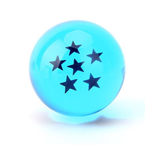 Image of Boxtree Children Toy New Gift Box Set of 7pcs Ball Z 43mm /1.7 inch Stars Crystal Ball (Blue)