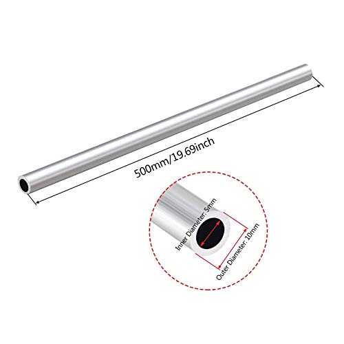 SHOUCAN 6063 Tubo in Alluminio Lunghezza 500 mm