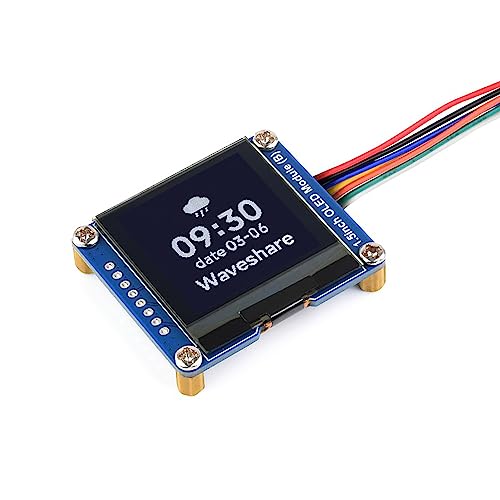 Image of 1.5 Inch OLED Display Module for Raspberry Pi Arduino STM32 SPI / I2C Communication 128x128 Black /White Display Color Embedded SH1107