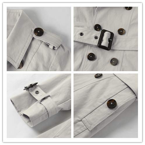 Kids Boys Girls Lightweight Trench Coat Double Breasted Classic Belted Jacket Spring Fall Outwear Dress Coats #TOP5