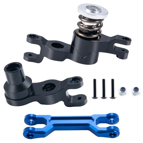RCLIONS Aluminum RC Servo Saver Bellcrank Steering Assembly for 1/5th Scale TRX X-MAXX RC Truck Car