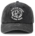 Tynqwegui Fishing Gifts for Men, Fishing Hats for Women, Funny Fish Baseball Cap, Christmas Birthday Gifts for Fisherman Dad Mom Fishing Lovers Black
